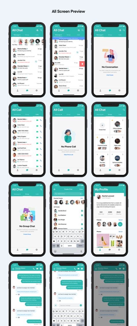 Messaging App Design, Chat Ui Design Mobile, Chat App Ui Design, Chat App Design, Chat App Ui, Mobile Chat App, Sketch Cloud, Chatbot App, Whatsapp App