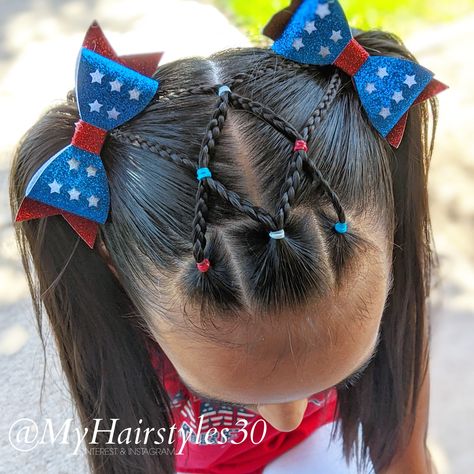 Girls Fourth Of July Hairstyles, 4th Of July Hairstyles For Toddlers, 4th Of July Girls Hair, 4th Of July Toddler Hair, 4th Of July Hairstyles For Curly Hair, Toddler 4th Of July Hairstyles, Fourth Of July Hairstyles For Kids, 4th Of July Hairstyles For Kids, Cute 4th Of July Hairstyles