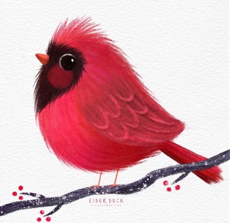 Cool Birds, Bird Watercolor Paintings, Picture Books Illustration, Diy Watercolor Painting, Watercolor Projects, Quirky Art, German Art, Red Bird, Bird Sculpture