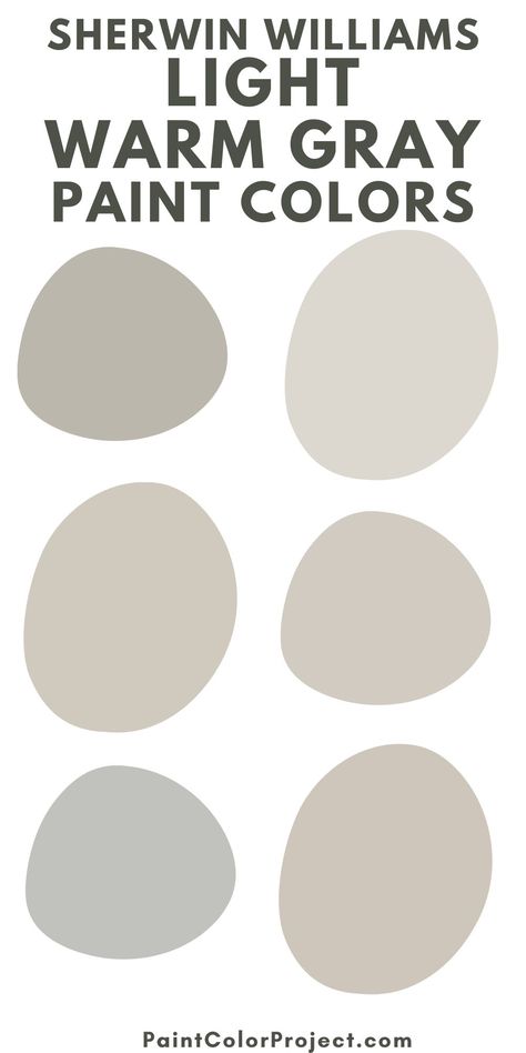 Warm Gray Paint Colors, Gray Paint Colors Sherwin Williams, Warm Grey Paint Colors, House Paint Colors, Best Gray Paint, Best Gray Paint Color, Warm Gray Paint, Gray Paint Colors, Light Grey Paint Colors