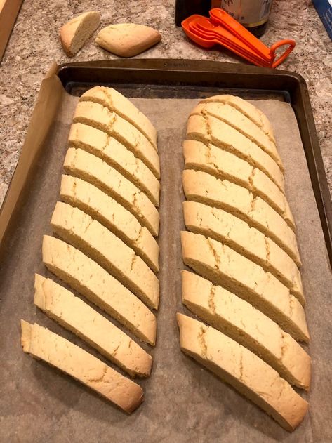 Anise Biscotti – Fran's Favs Almond Anise Biscotti Recipe, Aniseed Recipes, Biscotti Anise, Anisette Biscotti, Anise Biscotti, Anise Cookie Recipe, Italian Biscotti Recipe, Best Biscotti Recipe, Italian Anise Cookies