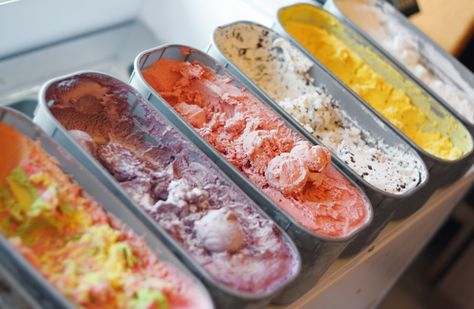 Grab a cone. This summer's going to be hot. Types Of Ice Cream, Ice Cream Business, Cold Treats, Italian Ice, Best Ice Cream, Frozen Treat, Ice Cream Desserts, An Ice Cream, Healthy Chocolate