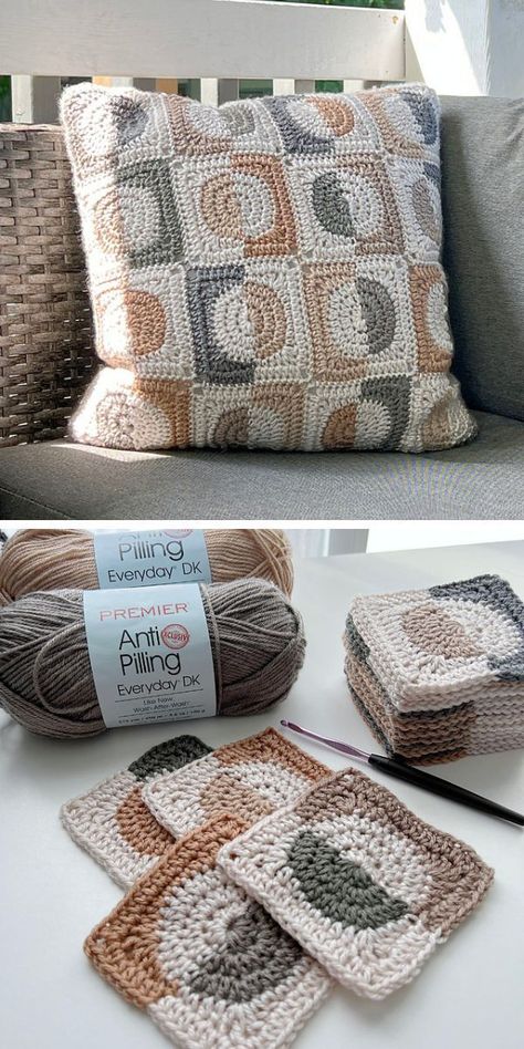 Crochet Patterns Cushion Covers, Crochet Pillow Blanket, Granny Square Pillow Cover Pattern, Granny Pillow Crochet, Crochet Pillow Cover Boho, Crochet European Pillow Cover, Pillowcase Crochet Pattern, Free Crochet Patterns For Pillows, Cushion Crochet Pattern Free