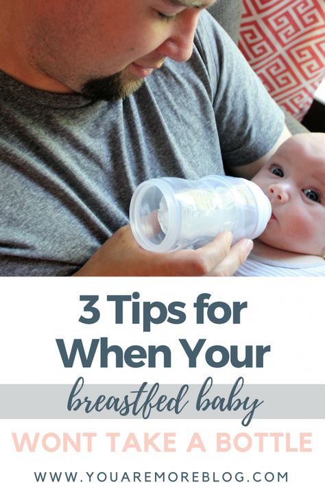 3 Tips for When Your Breastfed Baby Won’t Take a Bottle Pace Feeding, Baby Stork, Pumping Moms, Breastfed Baby, Baby Sleep Problems, Feeding Baby, Breastfeeding And Pumping, Morning Sickness, Milk Supply