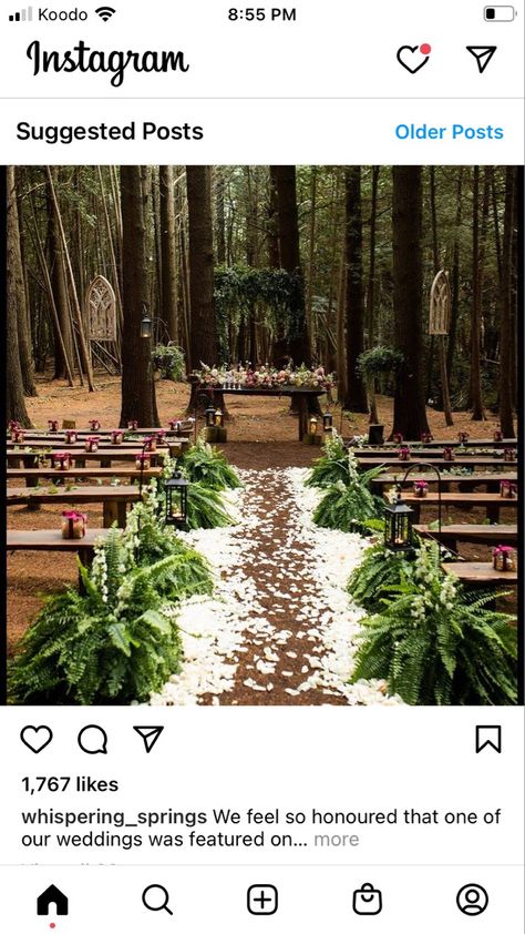 Fern Wedding Decor, Wedding Aisle Decorations Outdoor, Wedding Aisle Outdoor, Fern Wedding, Wedding Isles, Aisle Runner Wedding, Enchanted Forest Wedding, Aisle Flowers, Woodsy Wedding