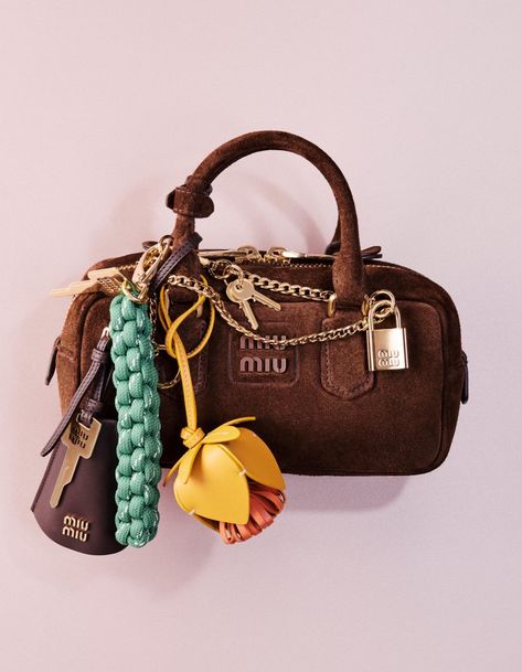 Miu Miu Purse, Micro Bags, Timeless Bags, Miu Miu Bag, Fancy Bags, Pretty Bags, Iconic Bags, Brown Bags, Bags Shoes