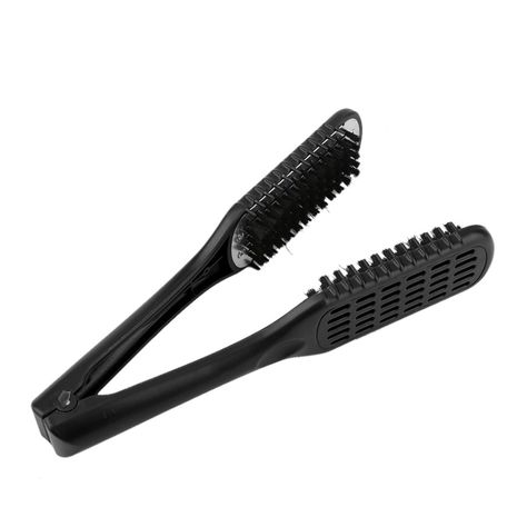 Amazon.com : Ceramic Straightening Comb Double Sided Brush Clamp Hair Comb Hairstylig Tool : Beauty Boar Brush, Professional Hair Straightener, Straightening Comb, Best Hair Dryer, Dream List, Hair Brush Straightener, Flat Iron Hair Styles, Wet Brush, Styling Brush