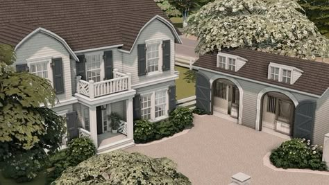 Hamptons Home ⚓🌊 | Patreon Hampton Home, Hamptons Home, Town Building, Hampton House, Equestrian Estate, New Orleans Homes, New England Homes, Hamptons House, Western Homes