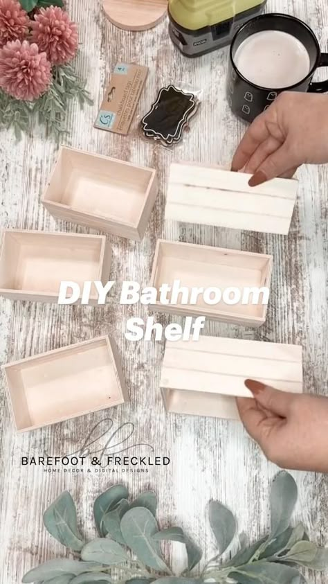 #diydecorideas #homedecorideaslivingroom #homedecor #homedecorideasdiy #homedecorideas #diyhomedecor #diydecor Cute Diy Bathroom Decor, Apartment Room Separator Ideas, Diy Bathroom Dollar Tree Decor, Dollar Tree Tiered Tray Diy Bathroom, Diy Bathroom Projects, Diy Counter Organizer, Five Below Diy Crafts, Dollar Store Diy Shelves, Small Diy Home Decor