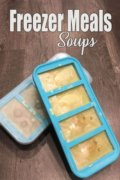 Souper Cubes Ideas, Souper Cube Freezer Meals, Souper Cubes Recipes, Souper Cube Recipes, Freezer Meals For One, Soup Cubes, Freezer Soups, Souper Cubes, Freezing Soup