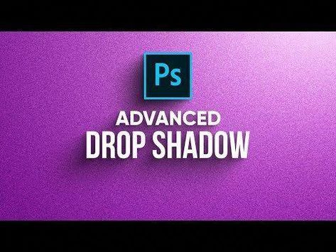 This is MUCH BETTER Than Drop Shadow in Photoshop! - YouTube #PhotoshopGraphics Shadow In Photoshop, Photoshop Tutorial Graphics, Photoshop Youtube, Cool Photoshop, Photoshop Tutorial Typography, Photoshop Collage, Beginner Photo Editing, Photoshop For Photographers, Drop Shadow