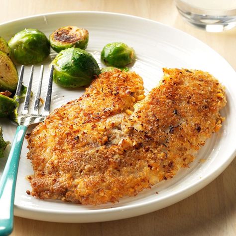 Pecan Crusted Tilapia, Tilapia Recipe, Fish Dinners, Crusted Tilapia, Tilapia Recipes, Taste Of Home Recipes, Pecan Recipes, Fish Dinner, Low Carb Dinner