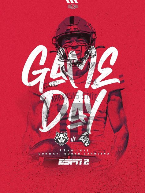 Football Game Day Graphic Design, Hockey Advertising, Gameday Graphics Football, Sports Advertisement, Sports Program Design, Social Media Sports Design, Home Opener Sports Graphic, Game Day Graphics Basketball, Game Day Sports Graphics