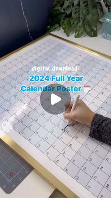 Rilee Smith on Instagram: "Making my own full year calendar so I can plan out all of my 2024 travel adventures in just one calendar view! 🗓️🙌🏼 #travel #organization #travelplanning  Comment LINK and i’ll send you the download for this 365 day calendar (or 366 day this year lol!) — or shop the #digitaldownload directly in my link in bio! ✨  #travelplanner #calendar #planner #traveltips #traveling #triporganizer #travellife #homeoffice" Diy Calender 2024, 365 Days Calendar, My First Calendar, Year Calendar 2024, Calendar Organization Ideas, Calendar Method Safe Days, Year Calendar, Daily Holidays Calendar 2023, How To Create A Calendar In Canva