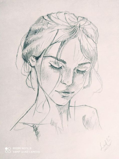 Women sketch. https://www.instagram.com/fantasy___thinker/ Calm Expression Drawing, Calm Face Drawing, Calm Face Expression, Expression Sketch, Women Sketch, Calm And Composed, Expression Drawing, Facial Expressions Drawing, Emotion Faces