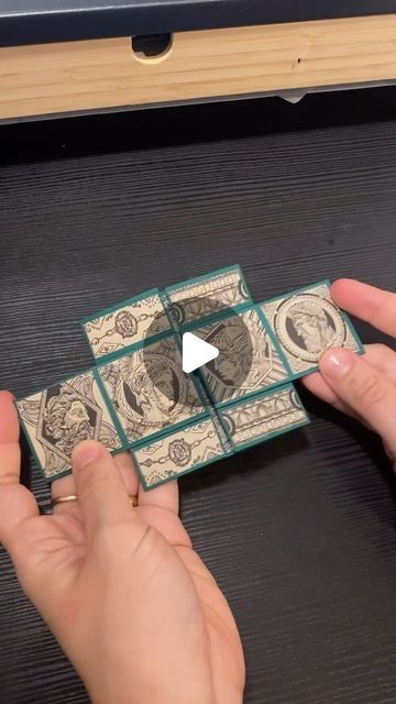 Mezzogiornoh on Instagram: "Infinity folding card making   #NeverEndingCard #infinitycard #endlessfolding #greekmythology" Infinity Paper Folding, Infinity Folding Card, Infinity Card Ideas, Infinity Cards, Money Gifts Christmas, Infinity Card, Never Ending Card, Money Gifts, How To Make Stickers