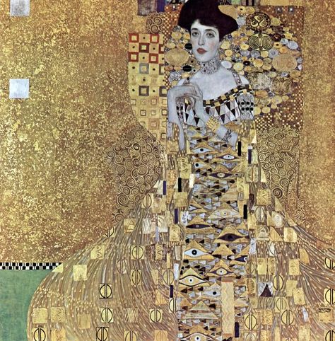 Gustav Klimt "Portrait of Adele Blauch-Bauer" - perhaps my favorite piece of art that I actually own... gotta love yard sale finds! Moritz Von Schwind, Most Expensive Painting, Adele Bloch Bauer, Art Klimt, Expensive Paintings, Gustav Klimt Art, Klimt Paintings, Klimt Art, Woman In Gold