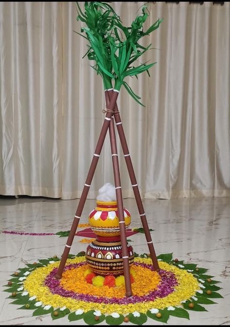 Gollu Decorations Ideas, Sankranthi Theme Decoration, Shashtipurthi Decoration, Makarsankranti Decoration Ideas, Gruhapravesam Decoration Ideas Usa, Sankranti Decoration Craft Ideas, Makar Sankranti Decoration Ideas, Makar Sankranti Decoration, Puja Decoration Ideas