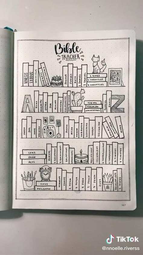 Book Shelf Art, Shelf Drawing, Bible Tracker, Bible Bullet Journaling, Bible Journaling Ideas Drawings, Bible Journal Notes, Bible Book, Bible Study Methods, Journal Books