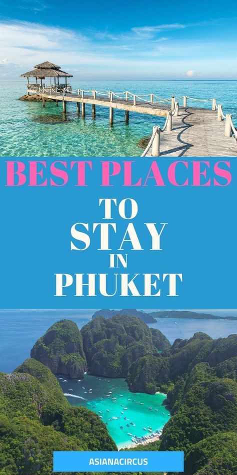 Best beaches in Thailand you can't miss. Find out what's the best beach for you to stay in Phuket, Thailand. With the best things to do in Phuket and the best places to stay in Phuket. Where To Stay In Phuket, Phuket Thailand Beach, Hotels In Phuket Thailand, Phuket Honeymoon, Best Beaches In Phuket, Beaches In Thailand, Phuket Travel Guide, Things To Do In Phuket, Patong Phuket