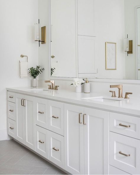 323 Likes, 17 Comments - L&B Limited Co. (@lblimitedcompany) on Instagram: “Loved the soft color palette in this master bath! We had considered painting the cabinets a…”