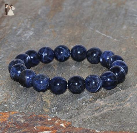 Dark Blue Jewelry, Peace And Calming, Sodalite Bracelet, Black Obsidian Bracelet, Dear Love, Obsidian Bracelet, Stack Bracelet, Silver Springs, Gift Bracelet