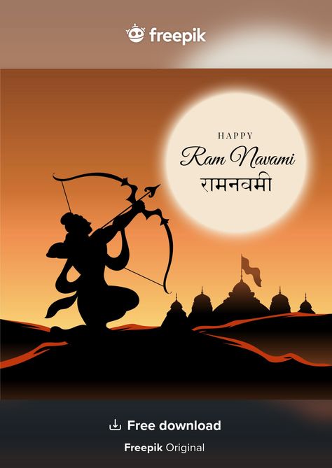 Gradient ram navami illustration Free Vector Ram Navami Creative Ads, Sree Ram, Happy Ram Navami, Ram Navami, Vector Gradient, Pics For Dp, Editing Background, Creative Ads, Bridal Inspiration