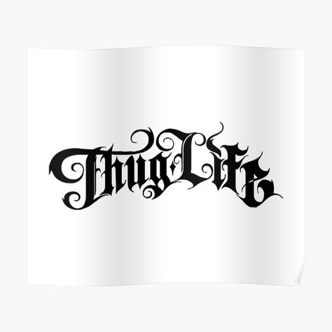 Thug Life Tattoo, Hop Tattoo, Hip Hop Tattoo, Real One, Thug Life, Life Tattoos, Hip Hop, Tattoos, Quick Saves