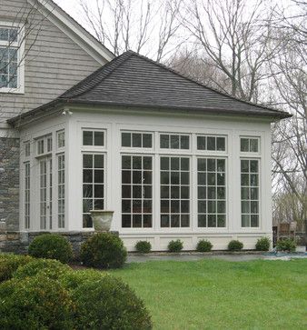 Sunroom Addition Enclosed Patio, Boston Conservatory, Sunroom Remodel, Sunroom Dining, All Season Room, Four Seasons Room, Sunroom Addition, Porch Remodel, Arc Design