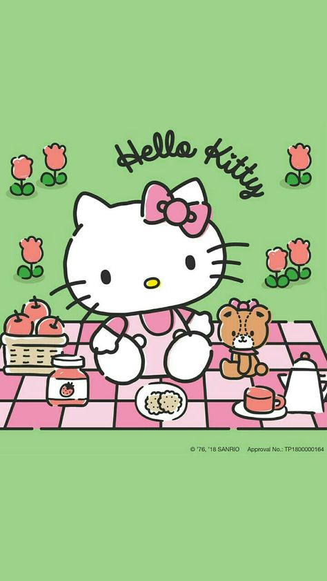 Hello Kitty Hello Kitty Picnic, Pinterest Wallpaper, Sanrio Wallpapers, Hello Kitty Wallpapers, Hello Kitty Imagenes, Charmmy Kitty, Hello Kitty Images, Hello Sweetie, Kitty Pictures