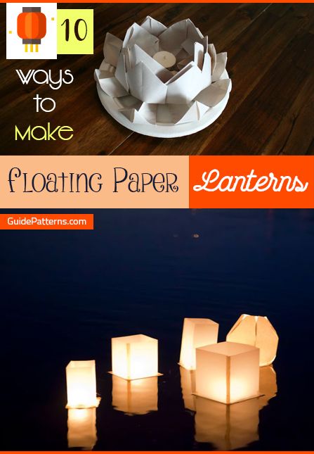 Paper Lanterns Diy How To Make, Diy Floating Lanterns, Floating Lanterns Diy, Floating Lanterns Wedding, Diy Paper Lanterns Wedding, Paper Candle Lanterns, Floating Water Lanterns, Tea Lights Diy, Floating Paper Lanterns