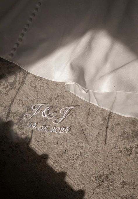 #veil #weddingveil #wedding #bridal #bride #bridalfashion #embroideredveil #bespokeveil #cathedralveil #initialsonveil #bridalideas #bridalinspiration #bridetobe #bridalaccessory #embroidery #personalembroidery Veil Embroidery, Personalised Embroidery, Wedding Accesories, Veil Wedding, Cathedral Veil, Embroidery Works, Personalized Embroidery, Bespoke Wedding, Wedding Outfits