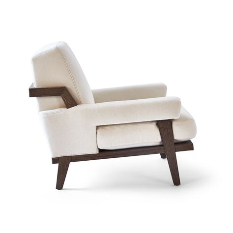 Cigar Chair Product Page — Kimberly DENMAN Transitional Mid Century Modern, Furniture Design Inspiration, Mid Century Modern Armchair, Transitional Contemporary, Lounge Chair Design, Armchair Furniture, Modern Armchair, Comfy Chairs, Transitional Decor