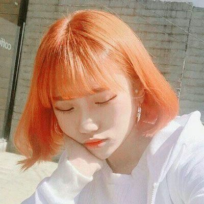 Pastel Orange Hair, Orange Hair Color Ideas, Orange Hair Color, Cheveux Oranges, Hair Color Orange, Short Grunge Hair, Pastel Orange, Peinados Fáciles Para Cabello Corto, Aesthetic People