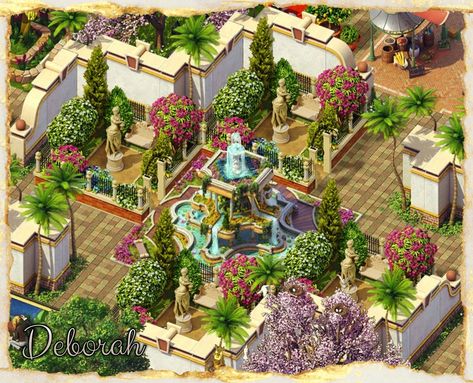 June’s Journey, June's Journey Island, Junes Journey, Hanging Gardens, Floating Garden, Floating City, Island Ideas, Hanging Garden, Kawaii Wallpaper