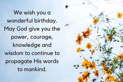 Birthday Wishes For Pastor, Happy Birthday Spiritual, Biblical Birthday Wishes, Christian Happy Birthday Wishes, Birthday Spiritual, Happy Birthday Lady, Birthday Scripture, Happy Birthday Pastor, Spiritual Birthday Wishes