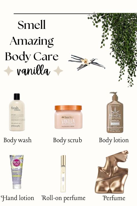 Indulge in the sweet and soothing scent of vanilla with this must-have body care routine! These essentials will leave you smelling amazing and feeling pampered all day long! Note: This post contains affiliate links, which means I may earn a small commission at no extra cost to you if you purchase through my link. Body Care Essentials, Roll On Perfume, Smell Goods, Body Care Routine, Fresh Cream, Hand Lotion, Affiliate Links, Smell Good, Care Routine