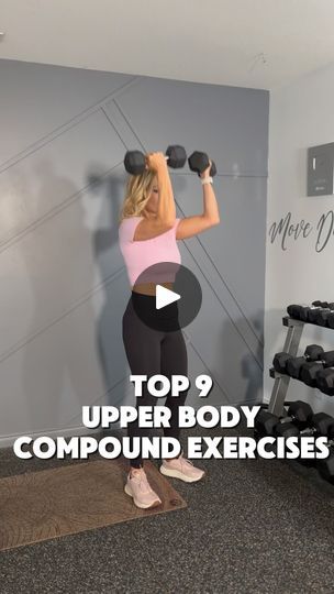 33K views · 821 reactions | The perfect 9 upper body compound exercises!! 

Put all of these together for 3 sets and get a great upper body workout. 

Take a look at my feed for my top 9 lower body compound exercises too. Combine them both for a full body workout! 

12 reps each/3 sets
Curl press
Row curl
Pull complex
Crush complex
Front/lateral raise
Pec Dec
Triceps extension 
Zottman curl
X3
#upperbody #upperbodyworkout #menopausefitness #tracysteen #movedaily #menopause #fitover50women #compoundexercise | Move Daily Fitness Upper Body Compound Exercises, Zottman Curl, Tracy Steen, Triceps Extension, Compound Exercises, Lateral Raises, Upper Body Workout, Body Workout, Arm Workout