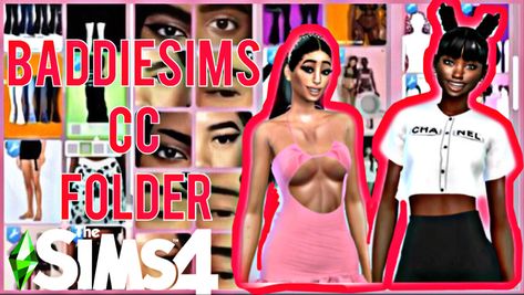 A BaddieSims CC Folder Please note none of the items in this folder are items to be paid for as i still would like for you guys to support the creators ❤️ Sims 4 Cc Clothes Folders, Sims 4 Cc Makeup Folder, Sims 4 Clothing Cc Folder, Ts4 Cc Folder, Sims 4 Furniture Cc Folder, Sims 4 Cc Folder Download, Afro Hair Sims 4 Cc, Sims 4 Afro Hair, Black Sims