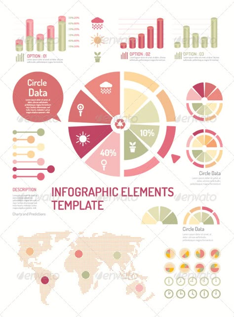 Infographic Elements Template Soft Colour by pongsuwan | GraphicRiver Comparison Infographic, Scientific Poster Design, Research Poster, Infographic Design Layout, Data Visualization Design, Infographic Elements, Graphic Design Infographic, Infographic Poster, Data Design