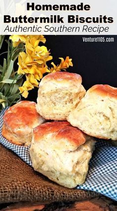 Cookies Recipes Easy, Southern Buttermilk Biscuits, Biscuits From Scratch, Homemade Biscuits Recipe, Recipes From Scratch, Southern Recipe, Homemade Buttermilk Biscuits, Buttermilk Biscuits Recipe, Cajun Dishes