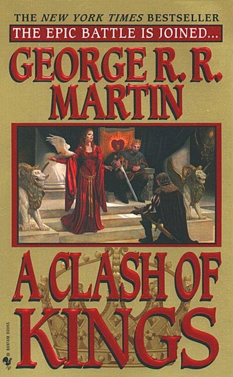 A Clash of Kings by George R. R. Martin (1998) Lord Eddard Stark, Martin King, Eddard Stark, A Clash Of Kings, Fire Cover, George R R Martin, Fire Book, Old A, Song Of Ice And Fire