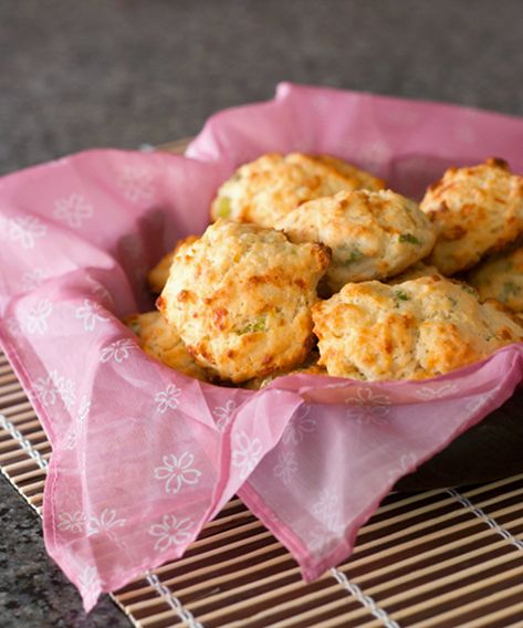 Green Onion Biscuits, Onion Biscuits, Drop Biscuits, Biscuit Rolls, Green Onion, Sweet Savory, Rolling Pin, Om Nom, I Love Food