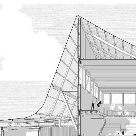 Context Labs on Instagram: "@archbyjosh | Sectional Perspective ‘Morphing Foreshore Swamplands’ | Theatre and Workspace . . . Follow us and use #ContextLabs to be featured . . . #studentarchitecture #computational #critday #architecture #archirender #axonometric #illustration #showitbetter #archisource #archidaily #greenarchitecture #architectureonpaper #designalters #architecturethesis #architecturelovers #architecturestudent #toffuco #archi_students #axo_madness #architecture #rendering #3dvisual #facade #arch #sectionarchitecture #archolution #rendering #render #archisource #illustrarch #sectional #koozarch" Sectional Perspective, Studio C, Architectural Section, Green Architecture, Architecture Rendering, Architecture Student, Architecture Drawing, Arch, Work Space