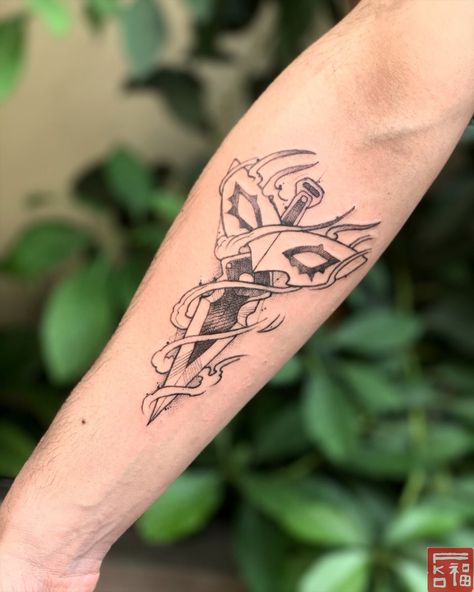 Vocaloid Tattoo, Persona 5 Tattoo, Persona Tattoo, Final Fantasy Tattoo, Game Tattoo, 5 Tattoo, Gamer Tattoos, Waist Tattoos, On Tattoo