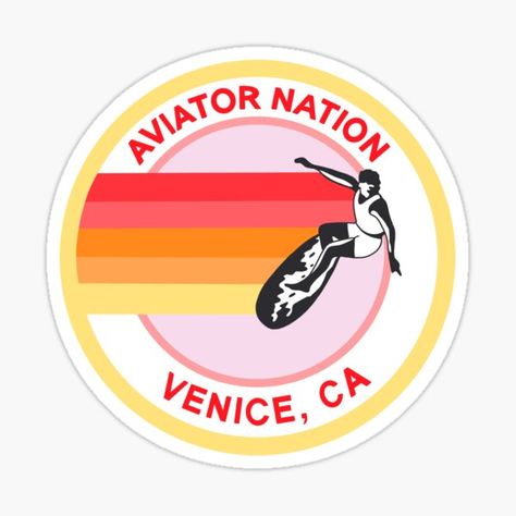 "pink AV" Sticker by lizziesumner | Redbubble Aviator Nation, Stickers For Sale, Water Bottles, Water, For Sale, Pink