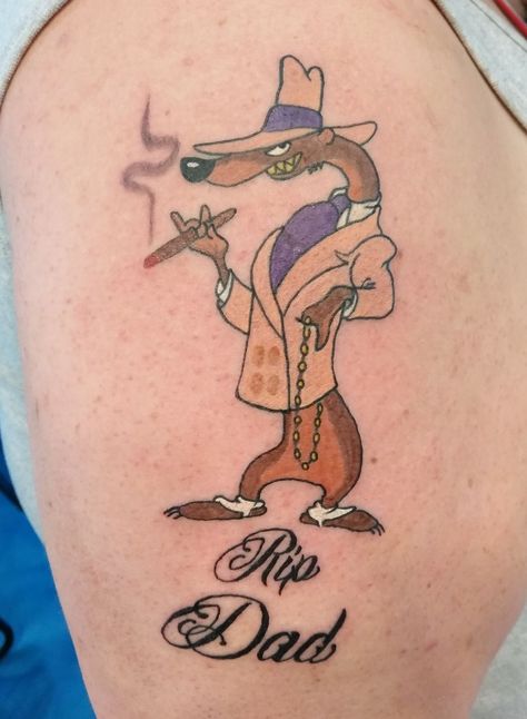 The Roger rabbit weasel tattoo Who Framed Roger Rabbit Tattoo, Roger Rabbit Tattoo, Weasel Tattoo, Who Framed Roger Rabbit, Rabbit Tattoo, Rabbit Tattoos, Roger Rabbit, Tatting, Tattoo Ideas