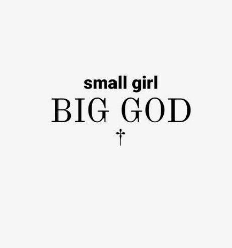 Small Girl Big God Wallpaper, Pinterest Saved Boards, Black And White Aesthetic Christian, Vision Board God, Black And White Bible Verses, Small Girl Big God, Journal Bible Quotes, Christian Affirmations, Comforting Bible Verses