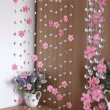 Tropical Curtains, Beaded Door Curtains, Bamboo Beaded Curtains, Crystal Curtains, Door Hanging Decorations, Beaded Curtain, Painted Bamboo, Bamboo Curtains, Curtain Styles