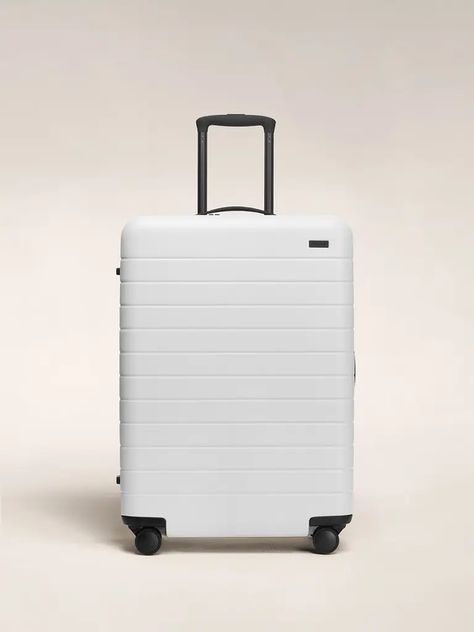 Explore premium suitcase collections | Away: Built for modern travel Suitcase For Women, Elegant White Travel Luggage, Suitcase Aesthetic, Functional White Luggage With Sleeve, Suitcase White, Large Capacity White Rectangular Luggage, White Rectangular Luggage For On-the-go, Airport Luggage, Premium Luggage